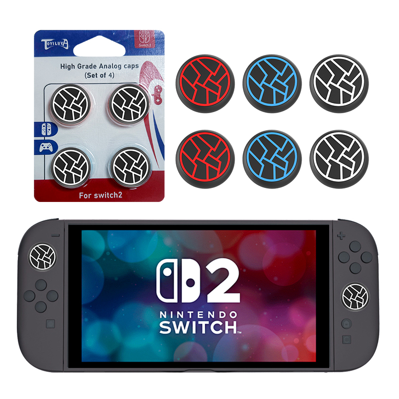 Gaming Accessories Nintendo Switch - 4x Silicone Cap Rubber Skin Thumbstick