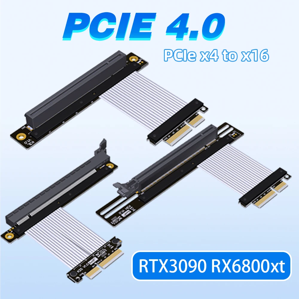 Pcie Extension Cable - PCIe 4.0 X4 To X16 RTX3090