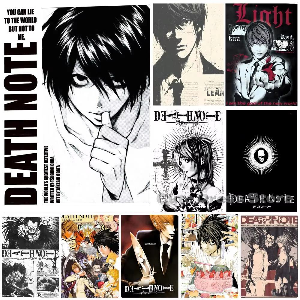 Gaming Accessories Bedroom - Death Note Canvas Print Unframed Wall