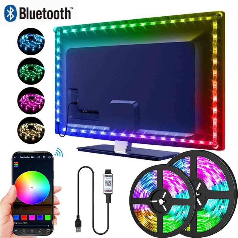Gaming Accessories Bedroom - RGB 5050 LED Strip Lights App