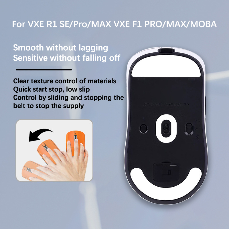 Gaming Accessories For Gaming Setup - Mouse Foot Sticker For VXE R1