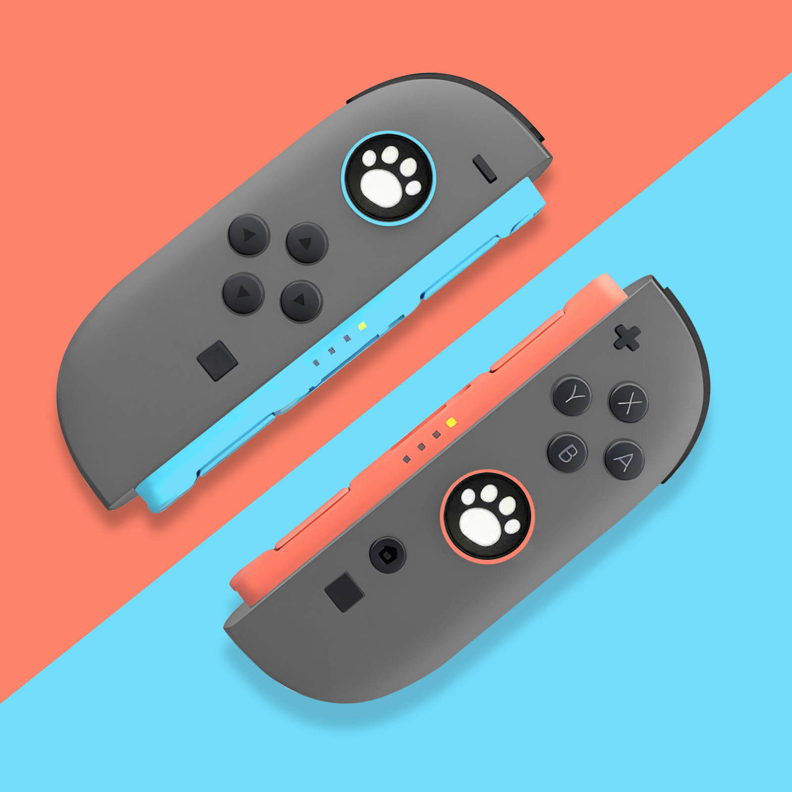 2pcs Cute Cat Silicone Grip Co - Gaming Accessories Nintendo Switch 评论和价格