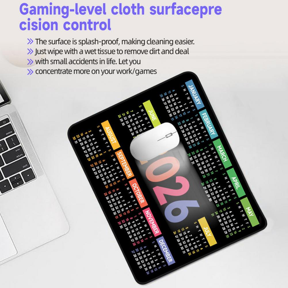 2026 Calendar Mouse Pad Waterp - Gaming Accessories Computer 评论和价格