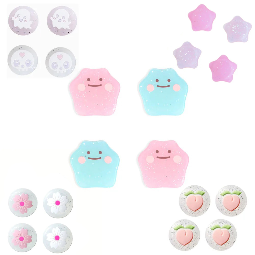 Silicone Rubber Thumb Stick Gr - Gaming Accessories Nintendo Switch 评论和价格