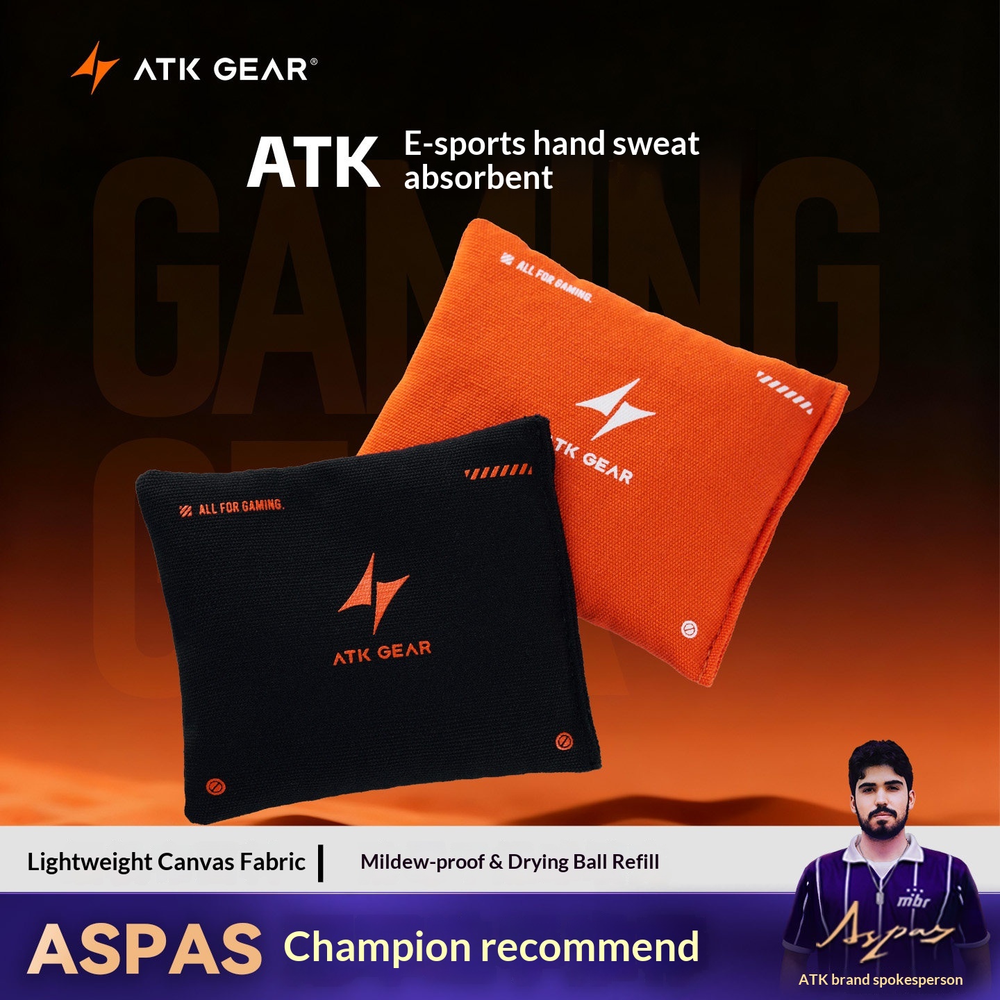 ATK Esports Palm Sweat Packs S - Gaming Accessories For Valorant 评论和价格