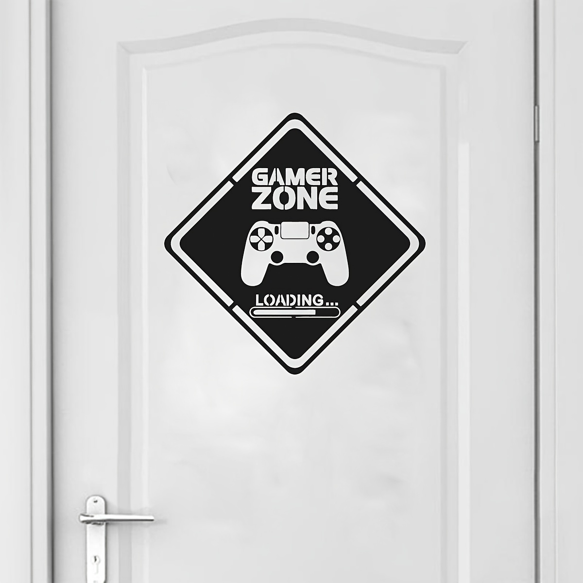 1pc Gamer Zone Door Decal Wall - Gaming Accessories Bedroom 评论和价格