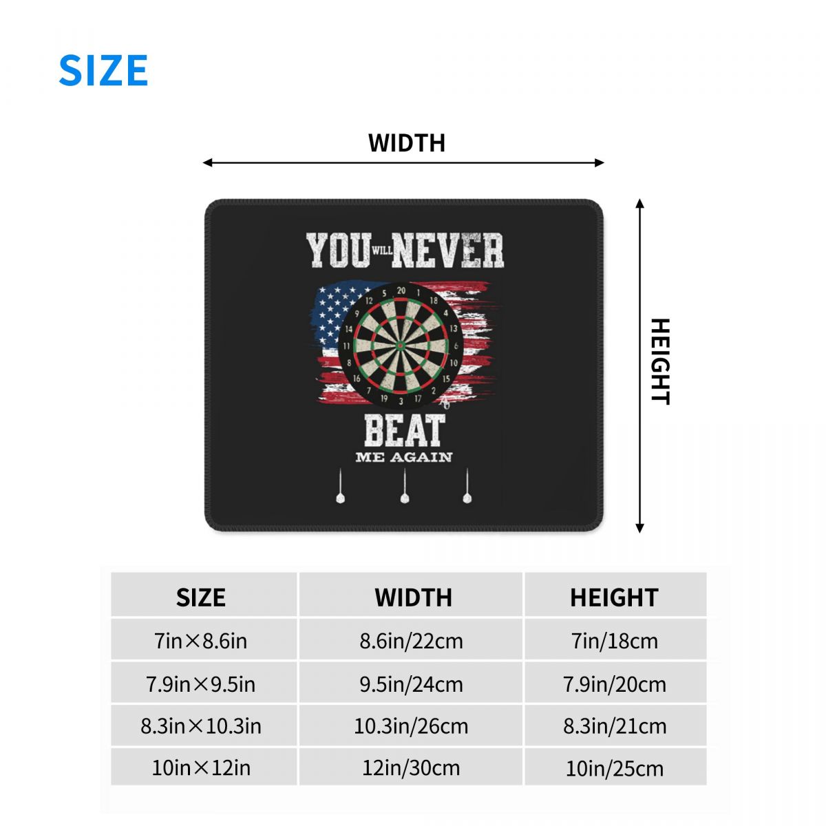 Multi-size Mouse Pad Dart Boar - Gaming Accessories Target 评论和价格