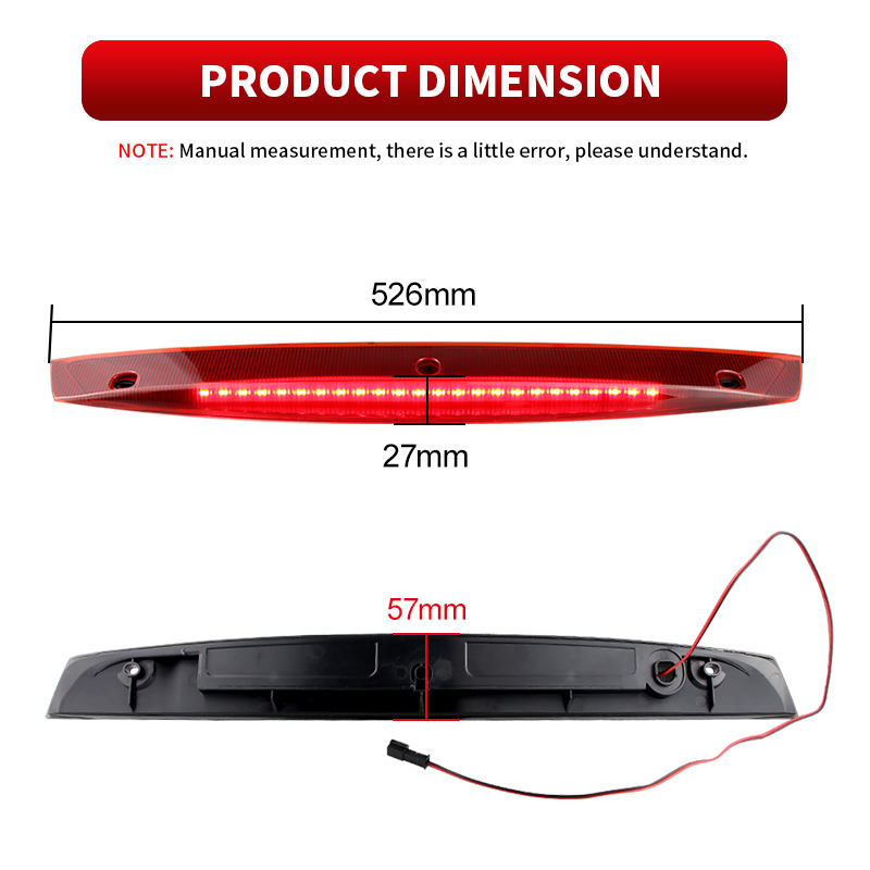 1PC LED High Mount Third Brake - Gaming Equipment Accessories 评论和价格